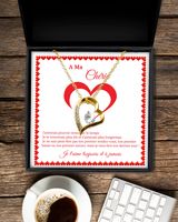 A ma Chérie Luxury Heart - Gold Plated 
