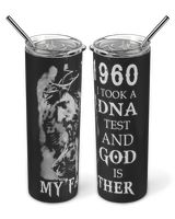 1960 USA71 Skinny Tumbler black 20oz