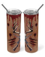 Skinny Tumbler Hunting Deer Skinny Tumbler white 20oz