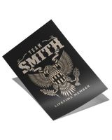 SMITH Satin Portrait Poster black 12x18in