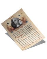 Personalized Custom I Never Left You Memorial Canvas Art FC61 Satin Portrait Poster white 12x18in
