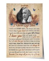 Personalized Custom I Never Left You Memorial Canvas Art FC61 Satin Portrait Poster white 12x18in