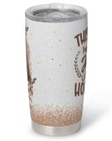 Personalized This Girl Runs On Jesus And Horses Full Printed Stainless Steel Tumbler (20oz) white 20oz