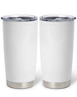 Cow Tumbler 20oz Stainless Steel Full Printed Stainless Steel Tumbler (20oz) white 20oz