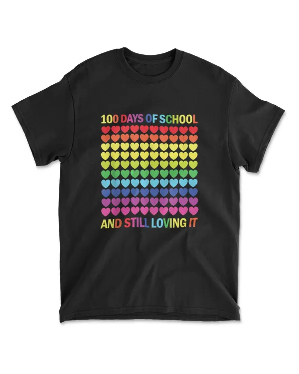 100 Days Of School Heart Love Teacher St