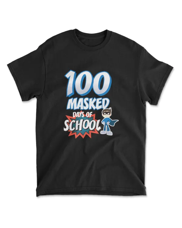 100 Days of School Masked Super Hero Teacher