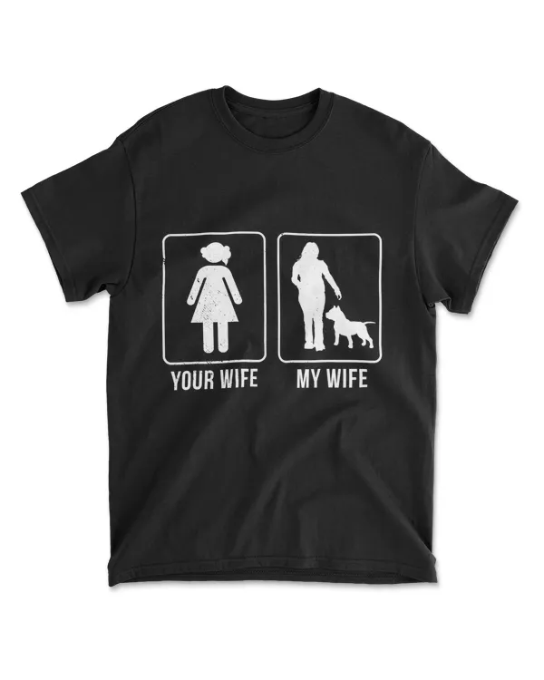 Funny Husband Gift Wife Pitbull Lover Pittie