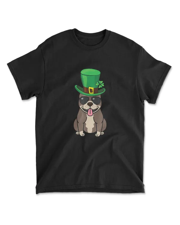 Funny Irish Leprechaun Hat PitBull Dog St