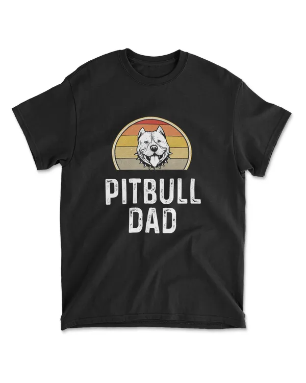 Funny Pitbull Dad Gift Dog Lover Shirt Fath