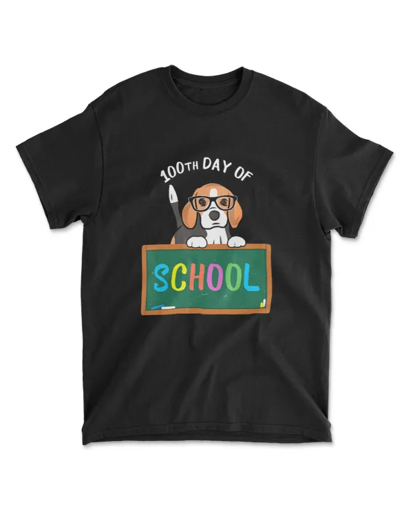 100th Day Of School Beagle Dog Teacher Stud