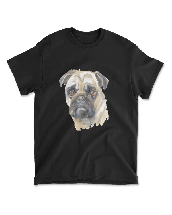 Cute Pug face T shirt T-Shirt