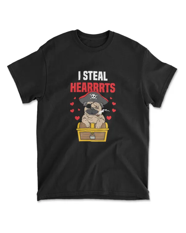 Cute Pug Valentine Clothing Gift for Him Her