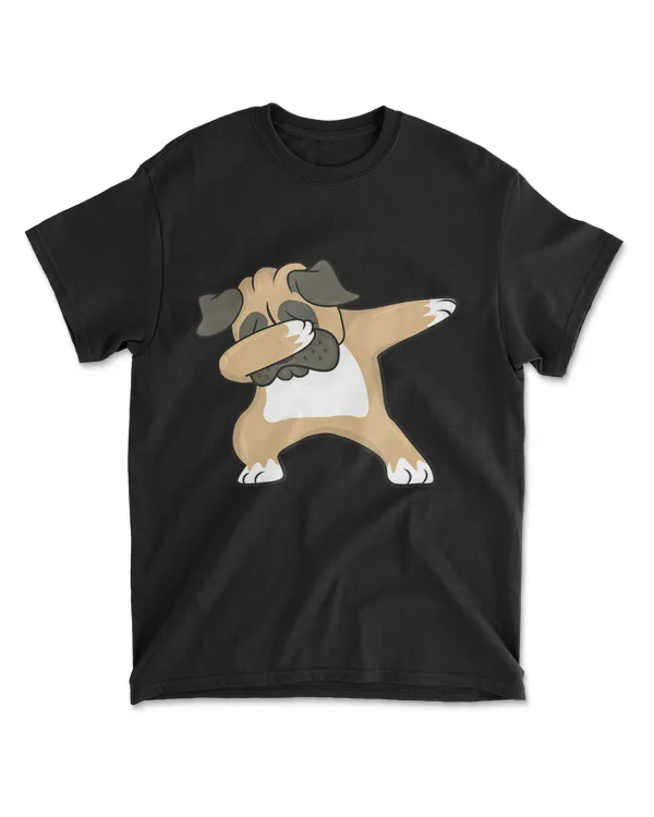 Dabbing Pug Cool Dog T-Shirt