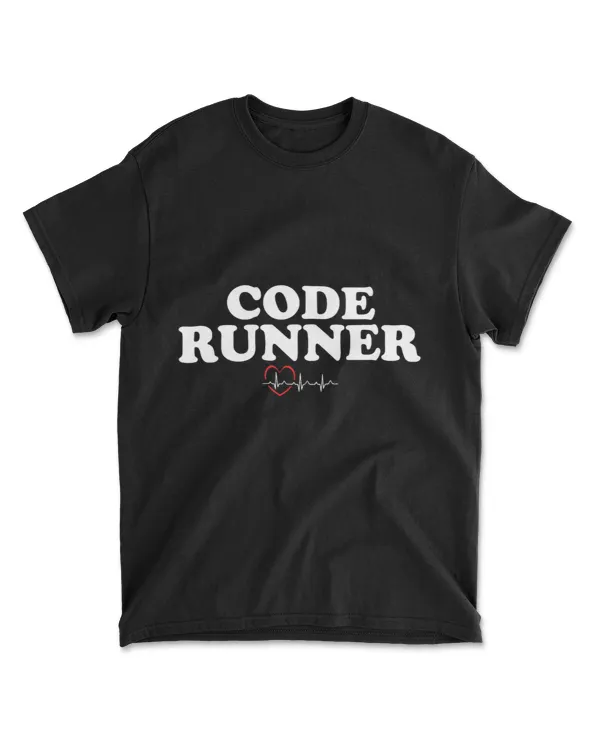 Code Runner Nurse RN wear with Scrubs an