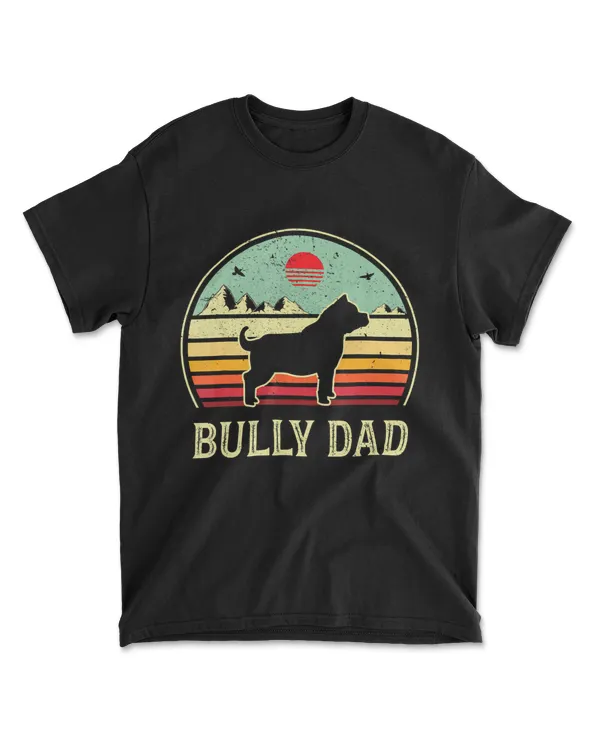 Mens Bully or pitbull dog owner dad ret