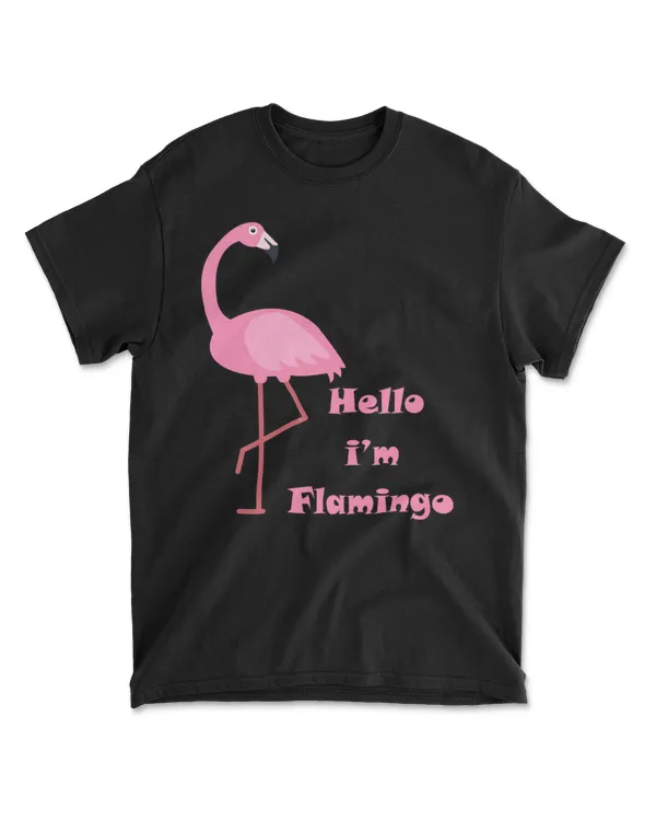hello i'm Flamingo Unisex T-Shirt Classic T-Shirt