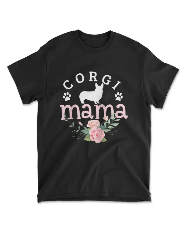 Corgi Dog Mom Shirt Corgi Mama Dog Lover M
