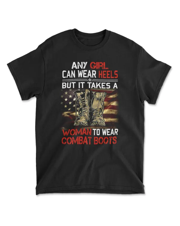 Woman To Wear Combat Boots t shirt