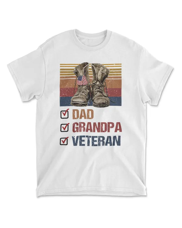 Dad Grandpa Veteran t shirt