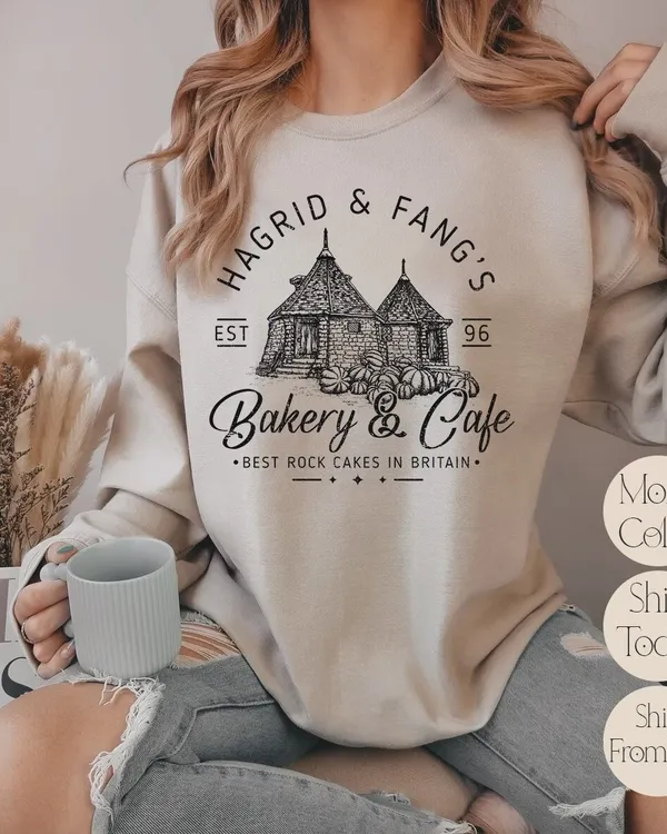 Wizard Bakery Sweatshirt, HP Sweatshirt, Subtle Harry Shirt, Universal Trip Sweater, Potter Fan Gift, Potter Sweater, Hagrid Sweater