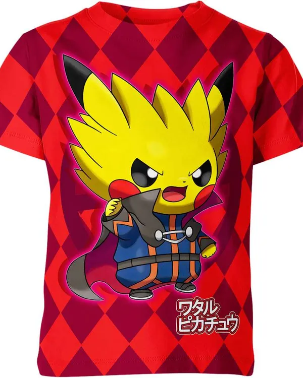 Lance X Pikachu From Pokemon Shirt
