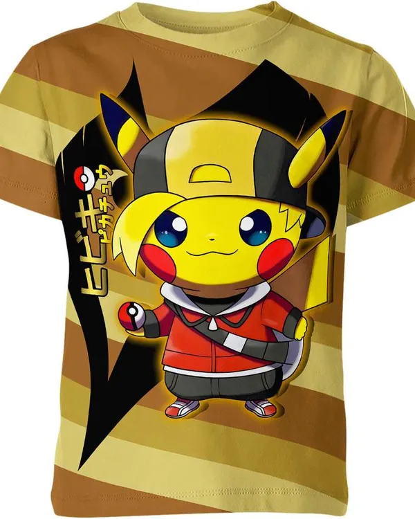 Ethan X Pikachu From Pokemon Shirt