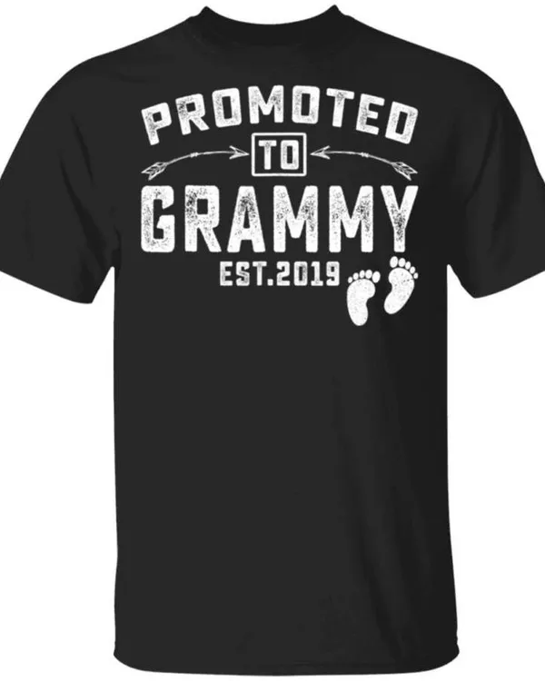 Promoted To Grammy Est 2019 First Time New Mother Day T-Shirt