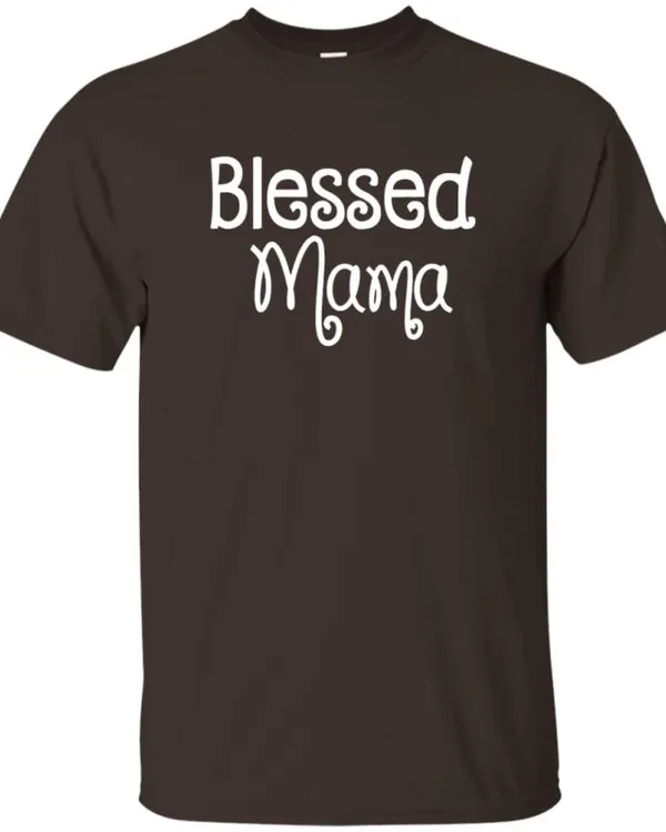 AGR Blessed Mama Shirt - Funny Mother Day T-shirt