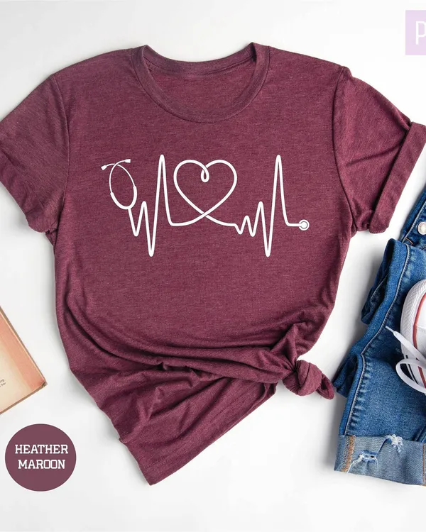 Nurse Shirt, RN Shirts, Nurse Heart Shirt, Nurse Shirt, Nursing School T Shirt, Nursing School Tee, Nurse Shirt, Funny Nursing Shirt