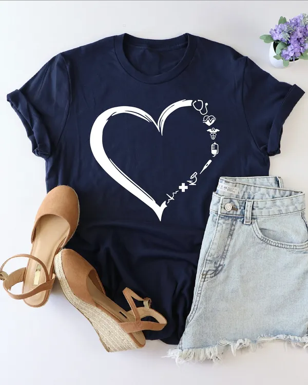 Medical heart Shirt, Nurse shirt, Nursing shirt, Nurse life shirt, Gift For Nurse, Future Nurse, RN graduation gift, RN Gift, Nurse gift