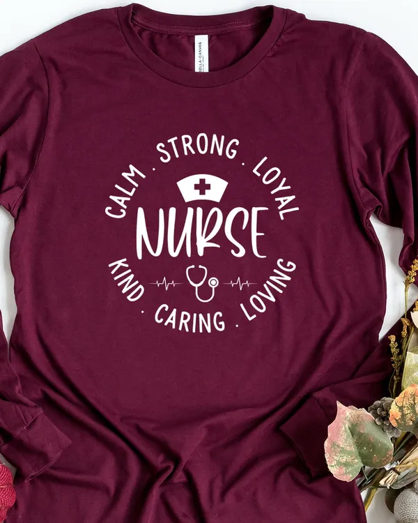 Nurse Long Sleeve Shirt, Gift For Nurse, Nurse Life Shirt, Nursing Student Long Sleeve Shirt, Nursing School Shirt, Nurse Appreciation Shirt