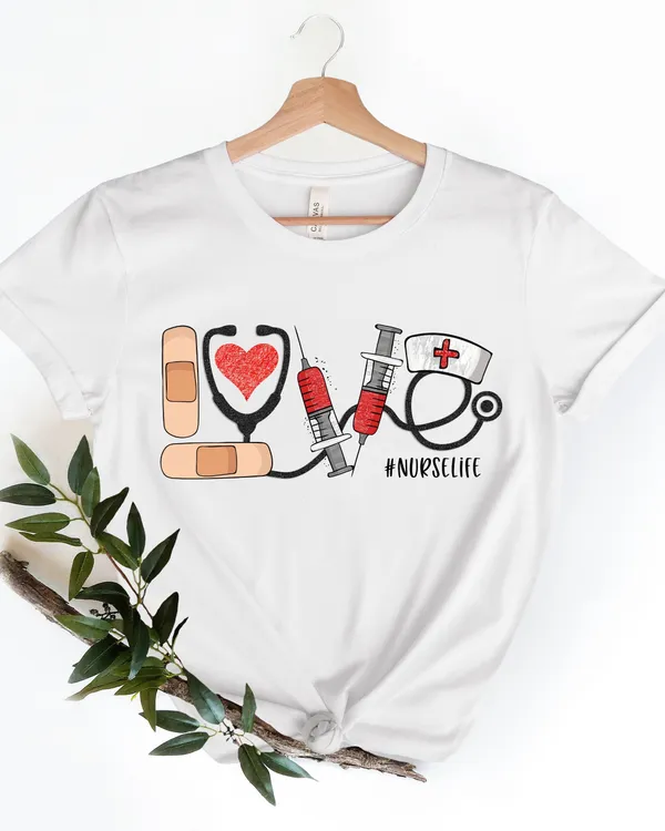 Love Nurse Shirt, Love CNA Life Shirt, Nurse Tees, Nurse Valentines day shirt, Nurse Appreciation Gift, Nurse Gift Idea, Nurses Week Gift