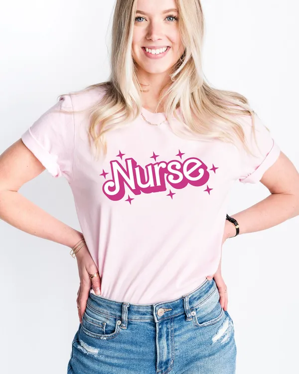 Pink Nurse Shirt, Nurse Shirt Gift, Nursing School Tee, Nurse Tee, Gift For Nurse, Super Hero, Nurse Life Shirt