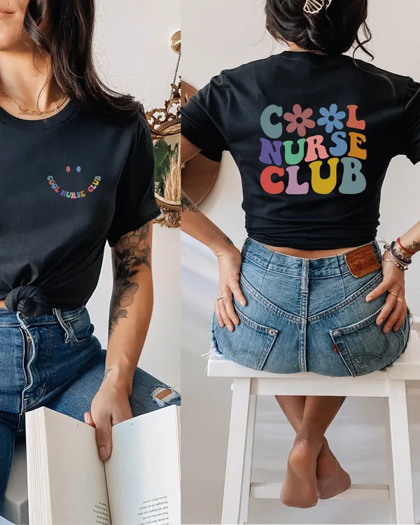 Cool Nurse Club, Cool Nurse Shirts, Nursing Student Shirt, Nurse Shirts, Nurse To Be Shirt, Gift for Nurse, Nurse T-Shirts, Nurse Gift Shirt