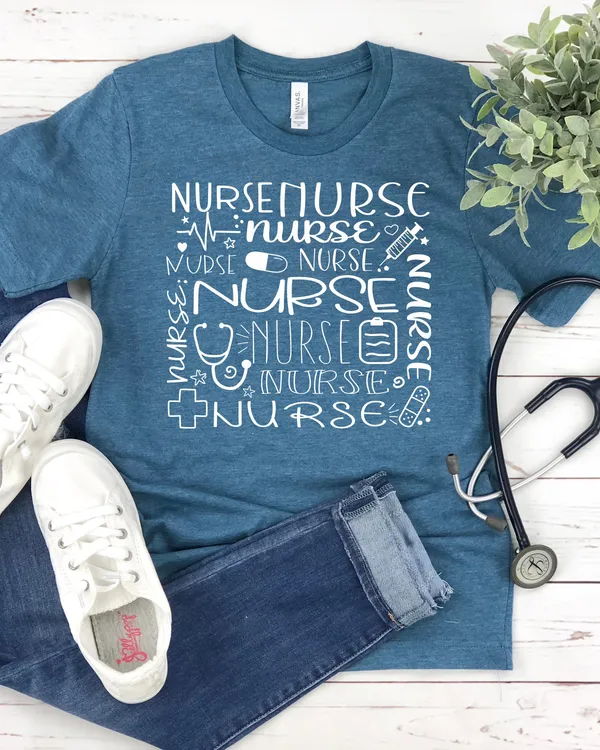 Nurse Shirt, Shirt for Nurse, Nurse Gift, Nurse T-shirt, Women&#39;s Shirt, Gift For Nurse, Hospital Nurse Shirt, Nurse Graphic Shirt,Nurse