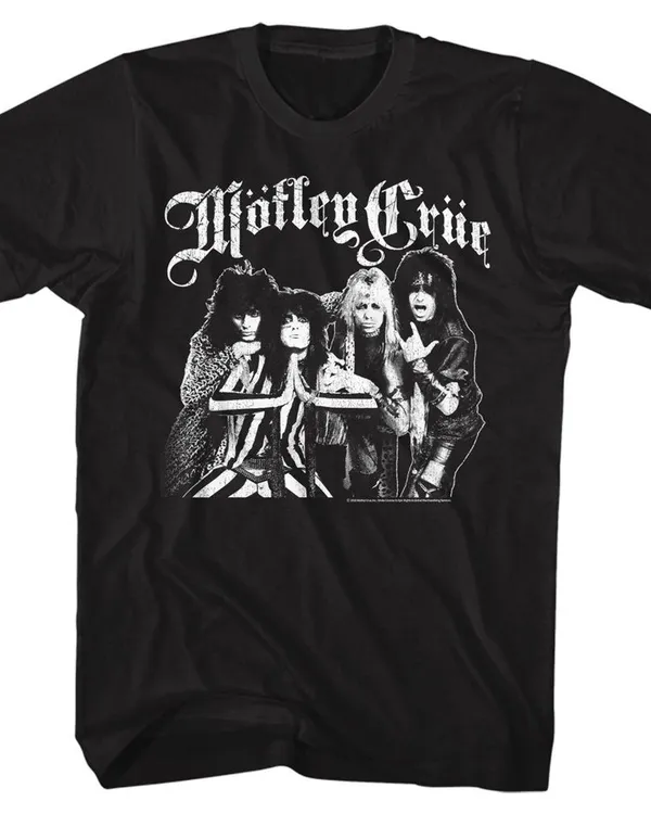 Motley Crue - Crue Crew | Black S/S Adult T-Shirt