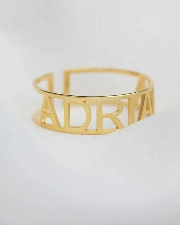 Personalised Custom Name Rings for Women