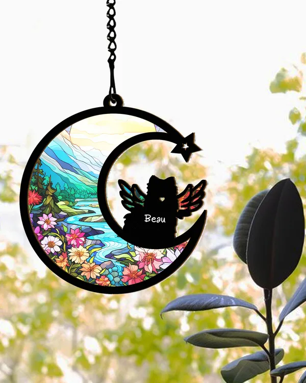 Custom Suncatcher Gift For Pet Lovers Memorial Gift