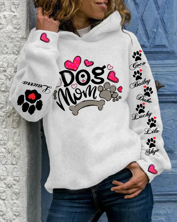 [UNIQUE] PERSONALIZED DOG MOM NEVER WALK ALONE