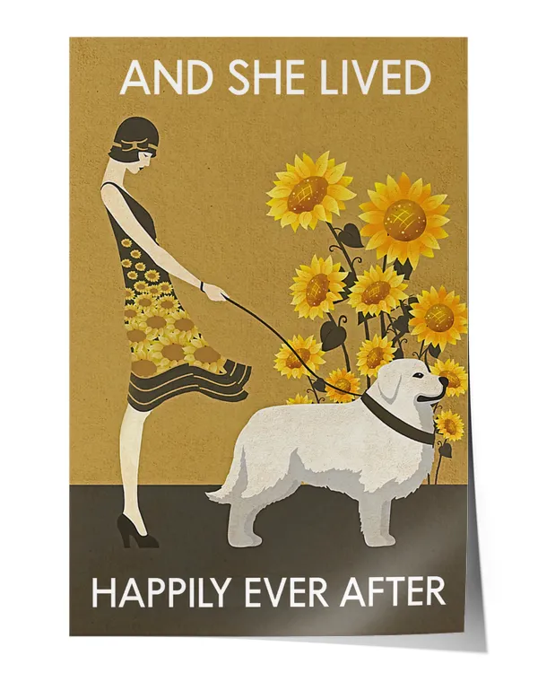 And she lived happily ever after Wall Decor Artwork Print Poster Wall Art Print Home Decor Vintage