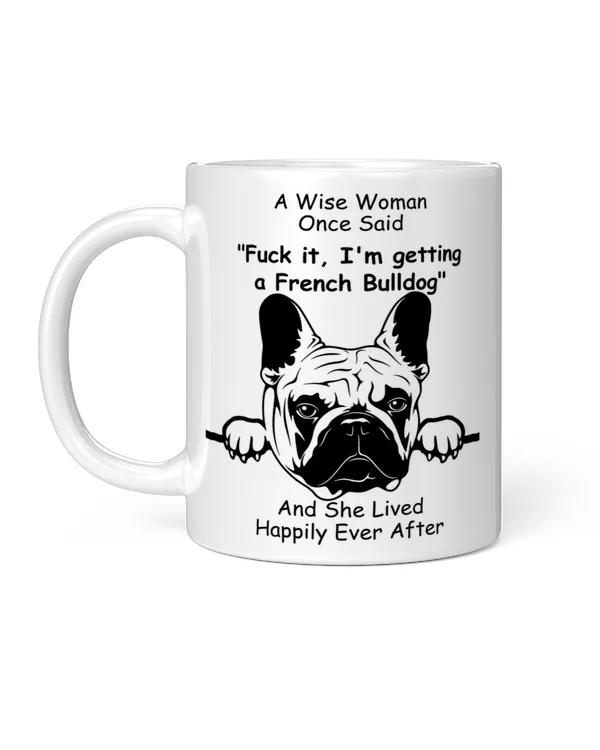 French Bulldog  Peeking Dog Mom Gift