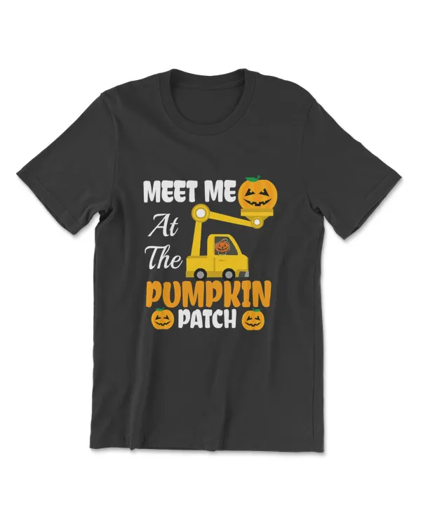 Kids Men Women Meet Me At The Pumpkin Patch Halloween Gifts T-Shirt