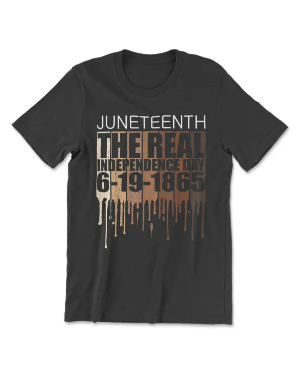 Juneteenth June 19th 1865 The Real Independence Day T-Shirt