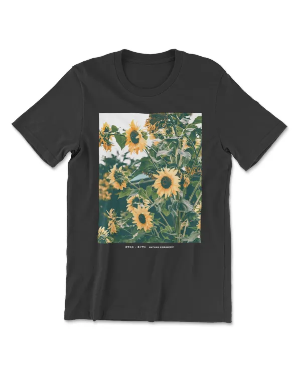 Floral Sunflower Streetwear Aesthetic Fashion Graphic Tee