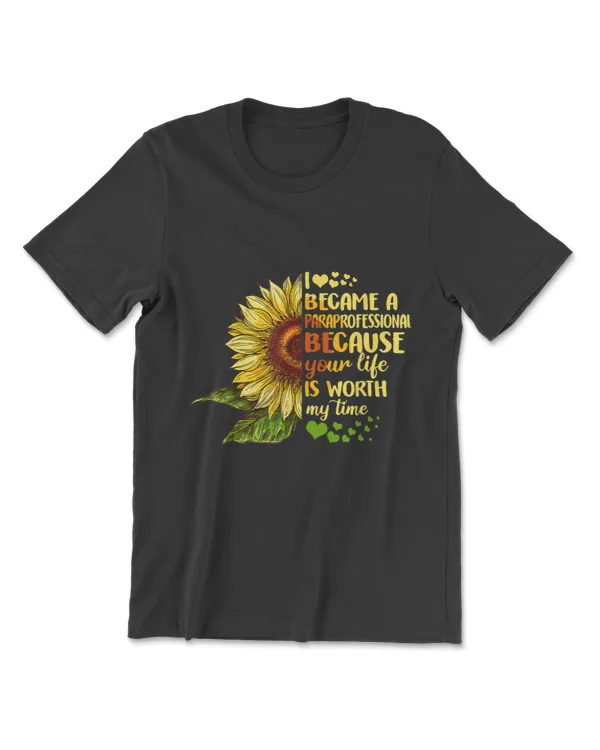 I Became Paraprofessional Costume Back To School Gift Women T-Shirt