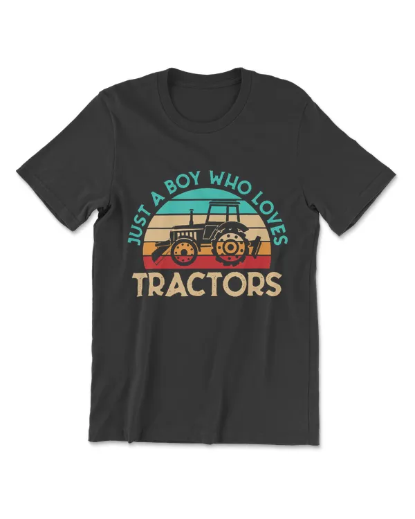 Just A Boy Who Loves Tractors T-Shirt