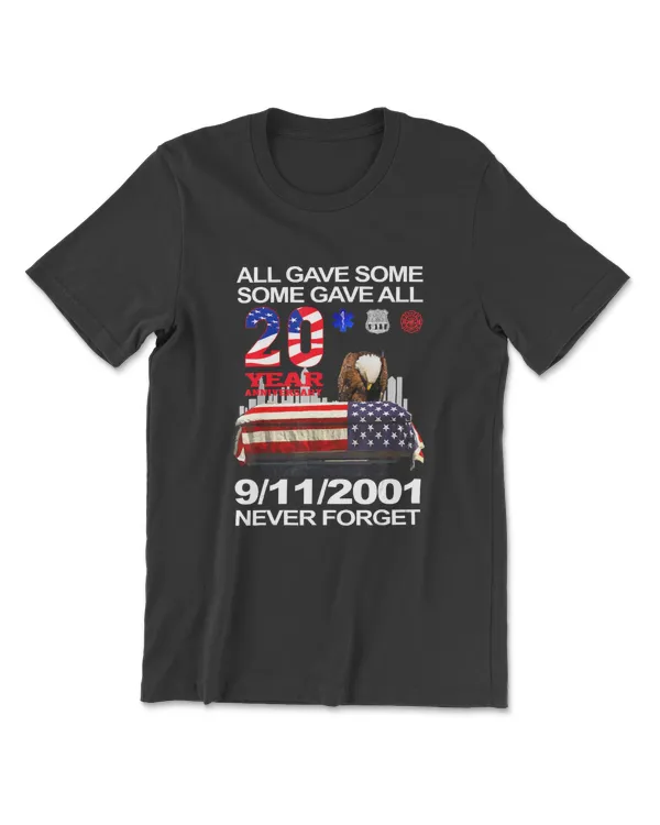 Never Get 9-11-2001 20th Anniversary Firefighters
