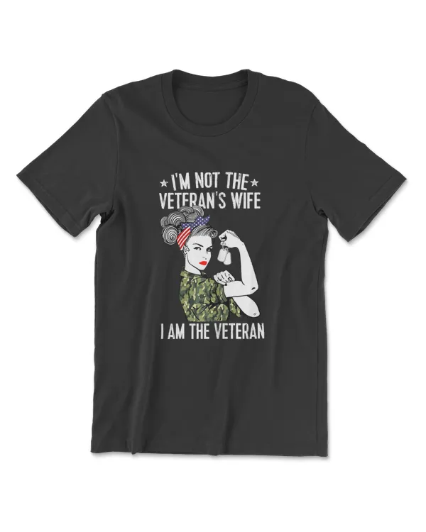Womens Im Not  Veterans Wife Im  Veteran Day Patriotic