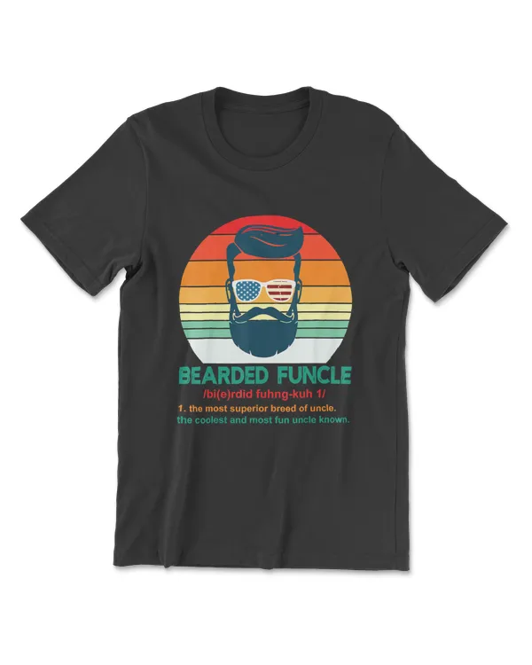 Bearded Funcle Shirt - bearded uncle T-Shirt