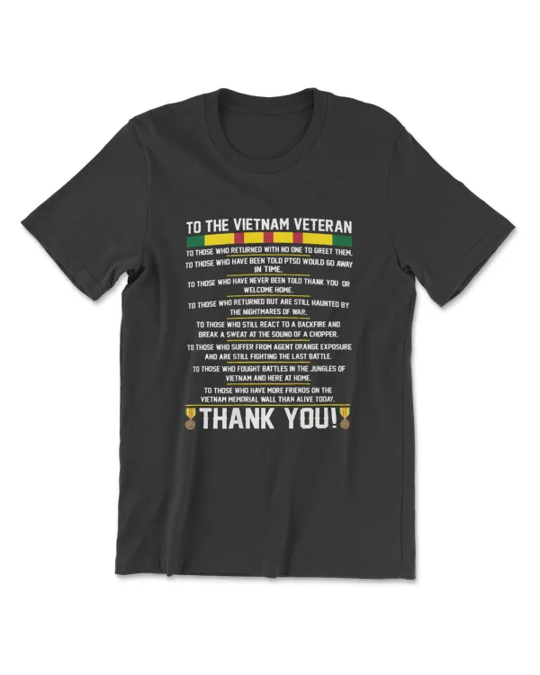 Mens Thank You To  Vietnam Veterans - Gift